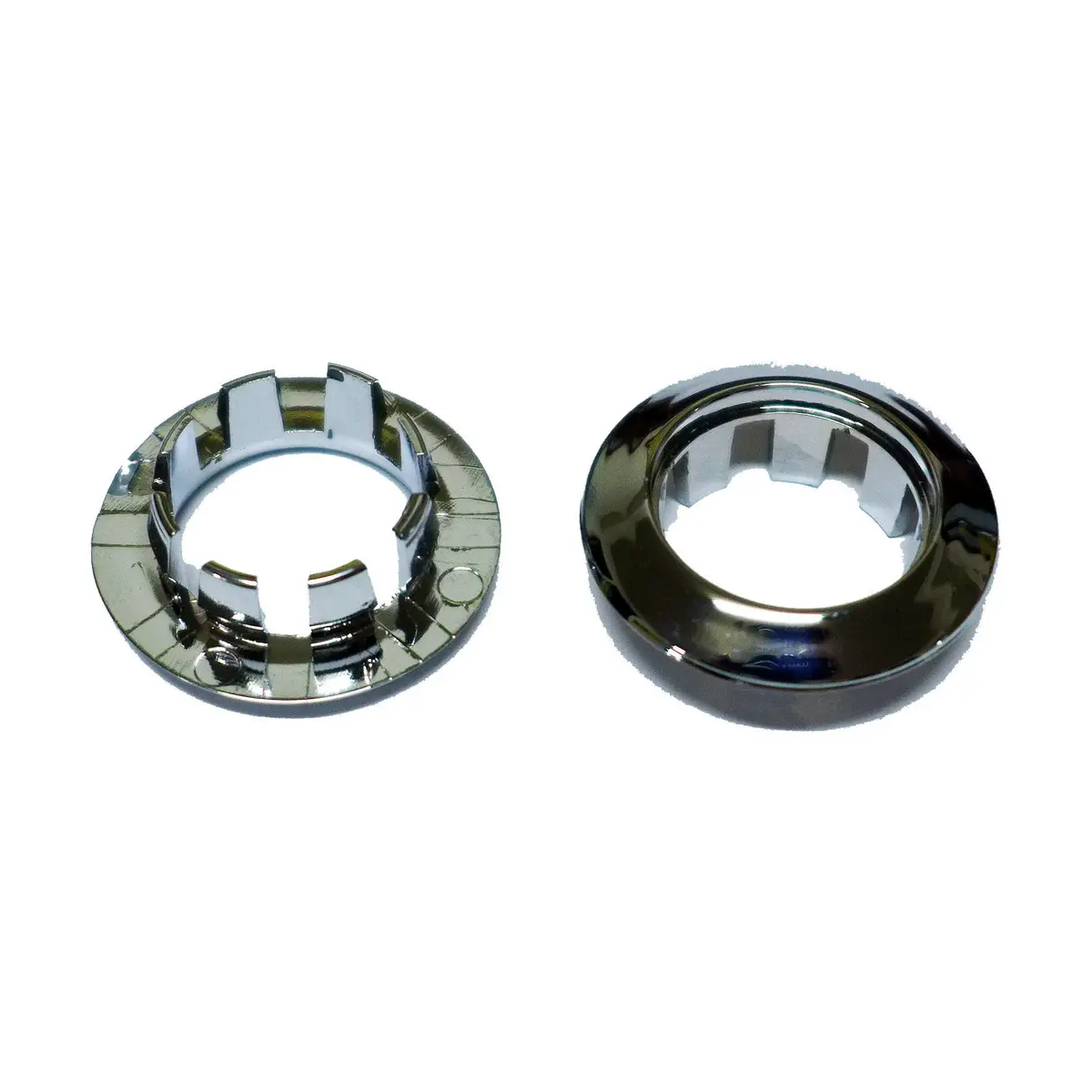 Fortpro 3/4" Round Chromed Flange For Mount Turn Signal & Marker Light Led | F235351 1