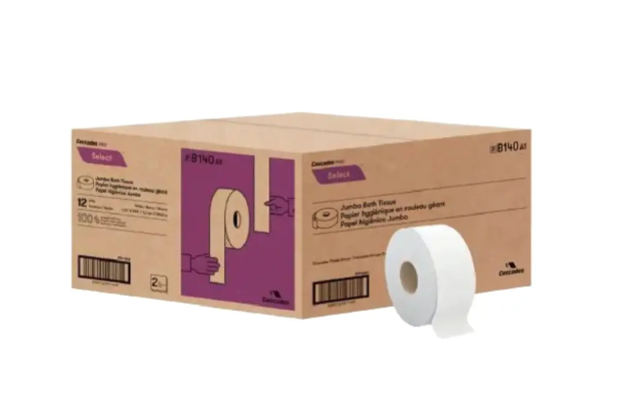 Ppr-Jrt1000 Cascades Pro  Jumbo T/P 2Ply 1000' 12/Cs 1