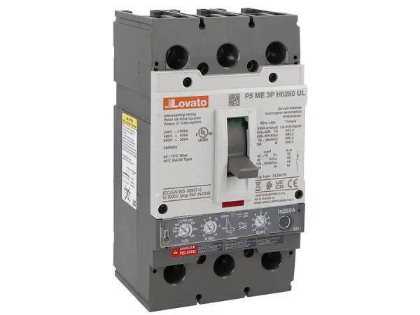Moulded Case Circuit Breaker Ul 489 3P 80-250A 600V 35Ka 1