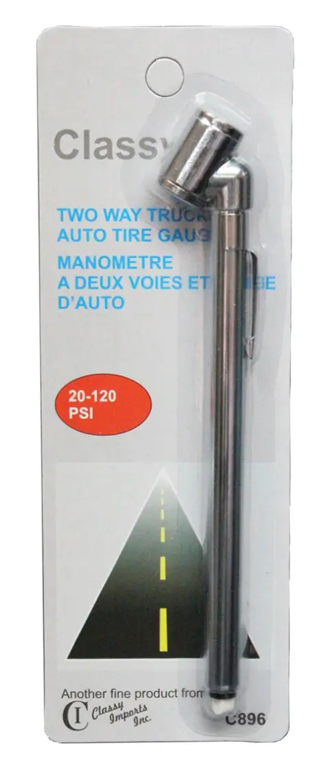 Classy Tire Gauge C896 20-120Psi (144/Cs) 1