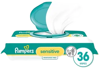 Hyg Pampers Sensitive Fragrance Free Wipes 36Ct(12/Cs)-New 1