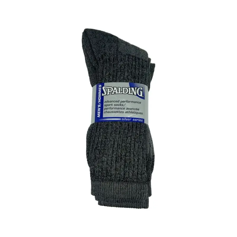 App Spalding  Sport Socks Mens Sz 10-13 3 Pk (4) - New 1