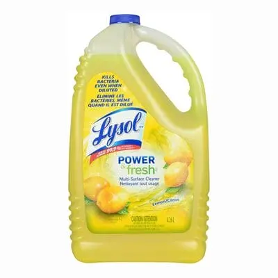 Supp Lysol Multi Surface Cleaner  Power & Fresh Lemon 4.26L (4/Cs) - New 1