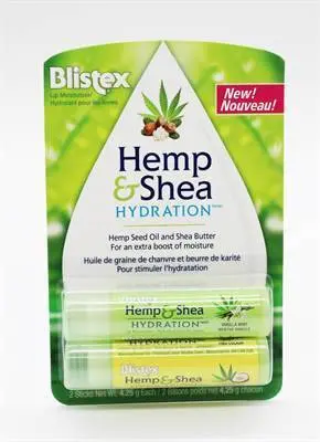 Blistex Carded Hemp & Shea Hydration 2Pk (144) 1