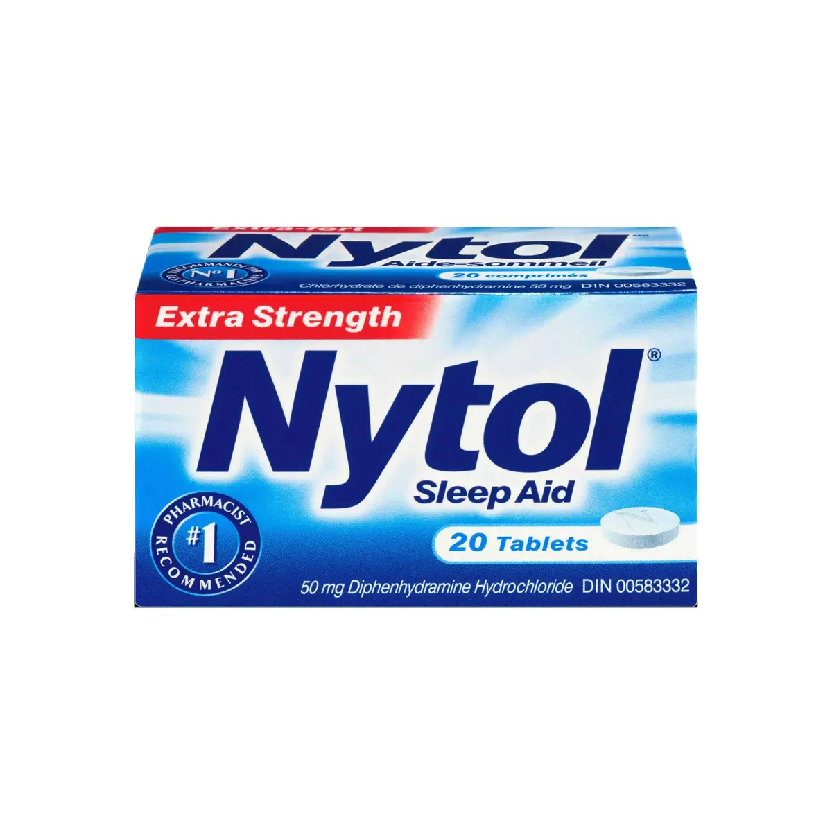 Hyg Nytol X-Strenght 50Mg Skeeo Aud Tav 20Ct - New 1
