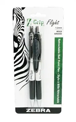 Zebra Z-Grip Flight Ballpoint Pen Black 1