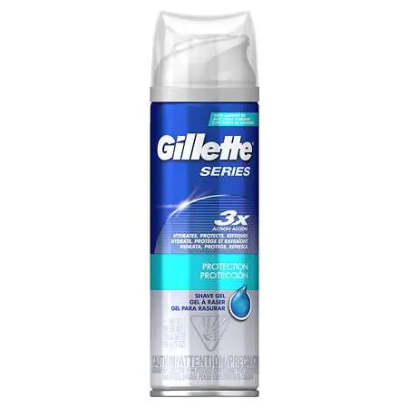 Hyg Gillette Series 3X Action Protection Shave Gel 7Oz 1