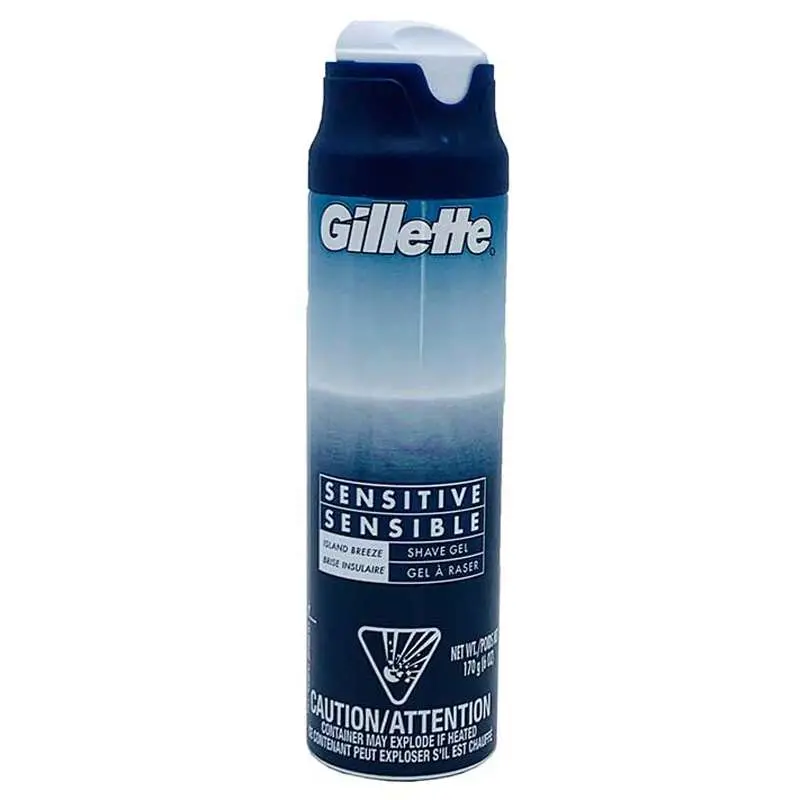 Hyg Gillette Sensitive Shave Gel 6Oz 1