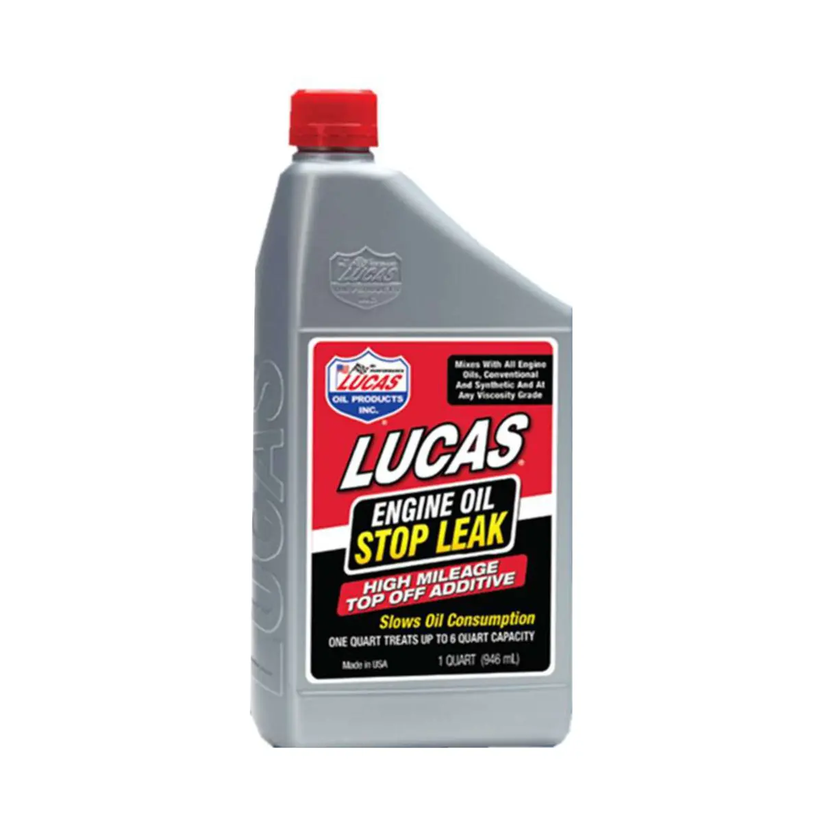 Lucas High Mileage Stop Leak 946Ml (6) (11100) 1