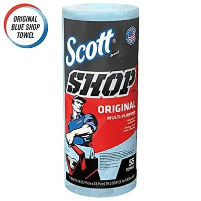Ppr-Shop Towels 55 Sheets Per Roll 11" X 10.4" 1