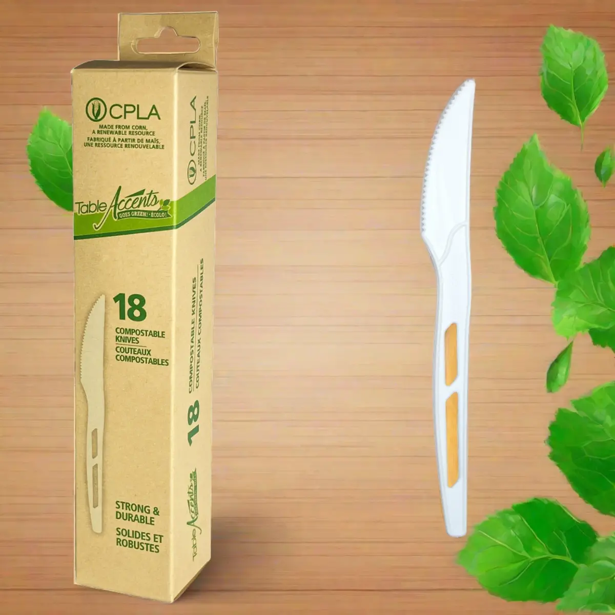 Hswr Compostable Knives 18Pk (24) 1