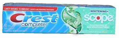 Hyg Toothpaste Crest Complete Whitening Scope 50Ml (24) 1