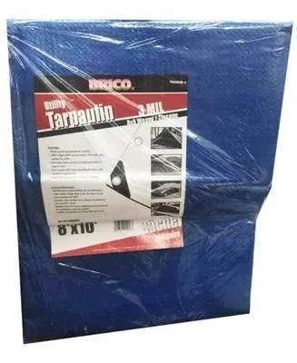 Tk Tarp 8' X 10' Blue Polyethylene Coating (T002600b-B3) (25) 1