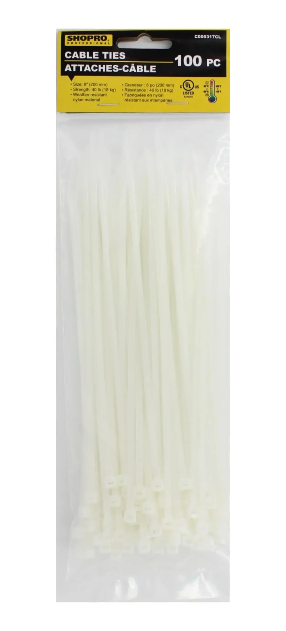 Tk Cable Ties 8" 100 Pk 1
