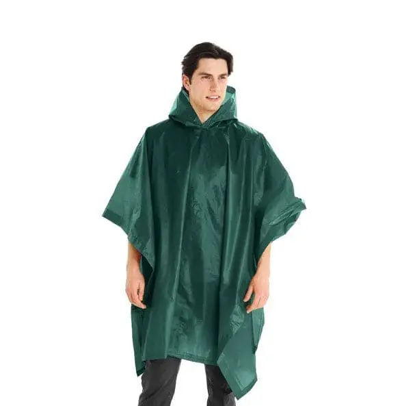 Coghlans Rain Poncho Green (2430)(12) 1