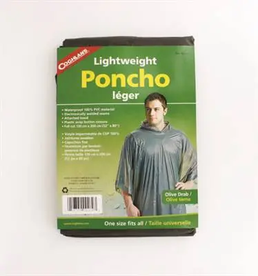 Coghlans Poncho Olive Drab (9269) (12) 1