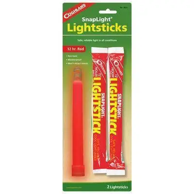 Coghlans Lightstick Red 2 Pk (9820) (12) 1