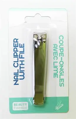 Hyg Nail Clipper Toe W/File (18) (144) 1