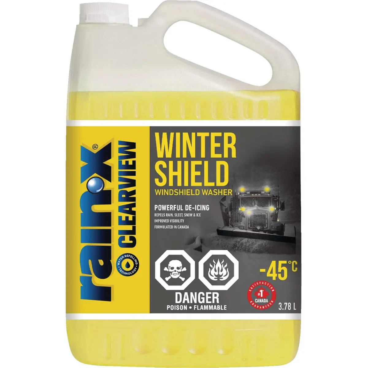 Rain-X  Clearview Wntr  Shelid  -45 4X3.78L (4)-New 1