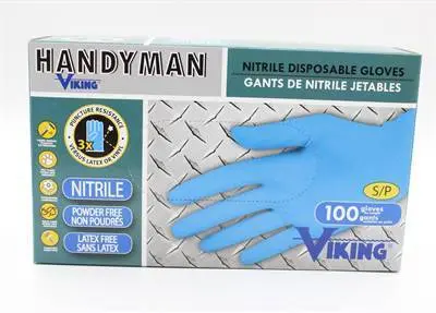 Supp Disp Glvs Nitrile Viking Sm 100/Box (10/Cs) (64-917) 1