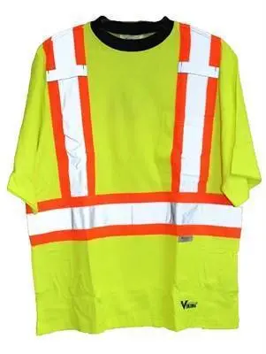 Safety T-Shirt Green Lined Med (6000G) 1