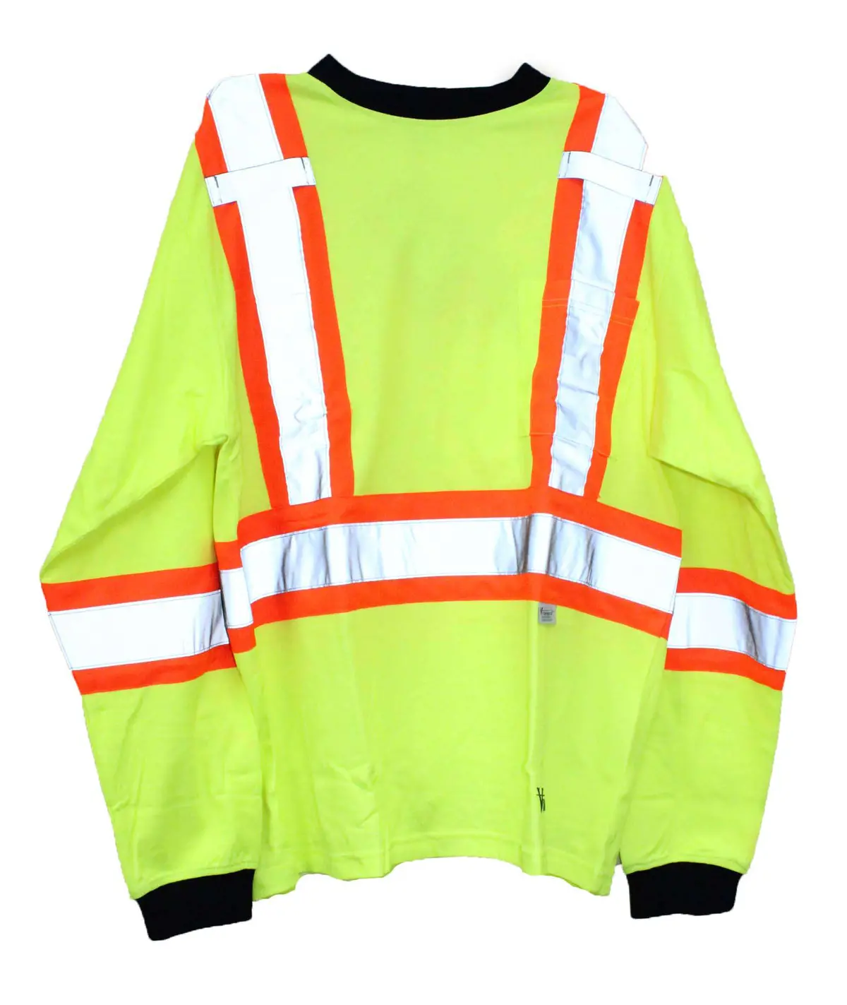 Safety Shirt Long Sleeve Lined Green Xxxxlg (6015G) 1