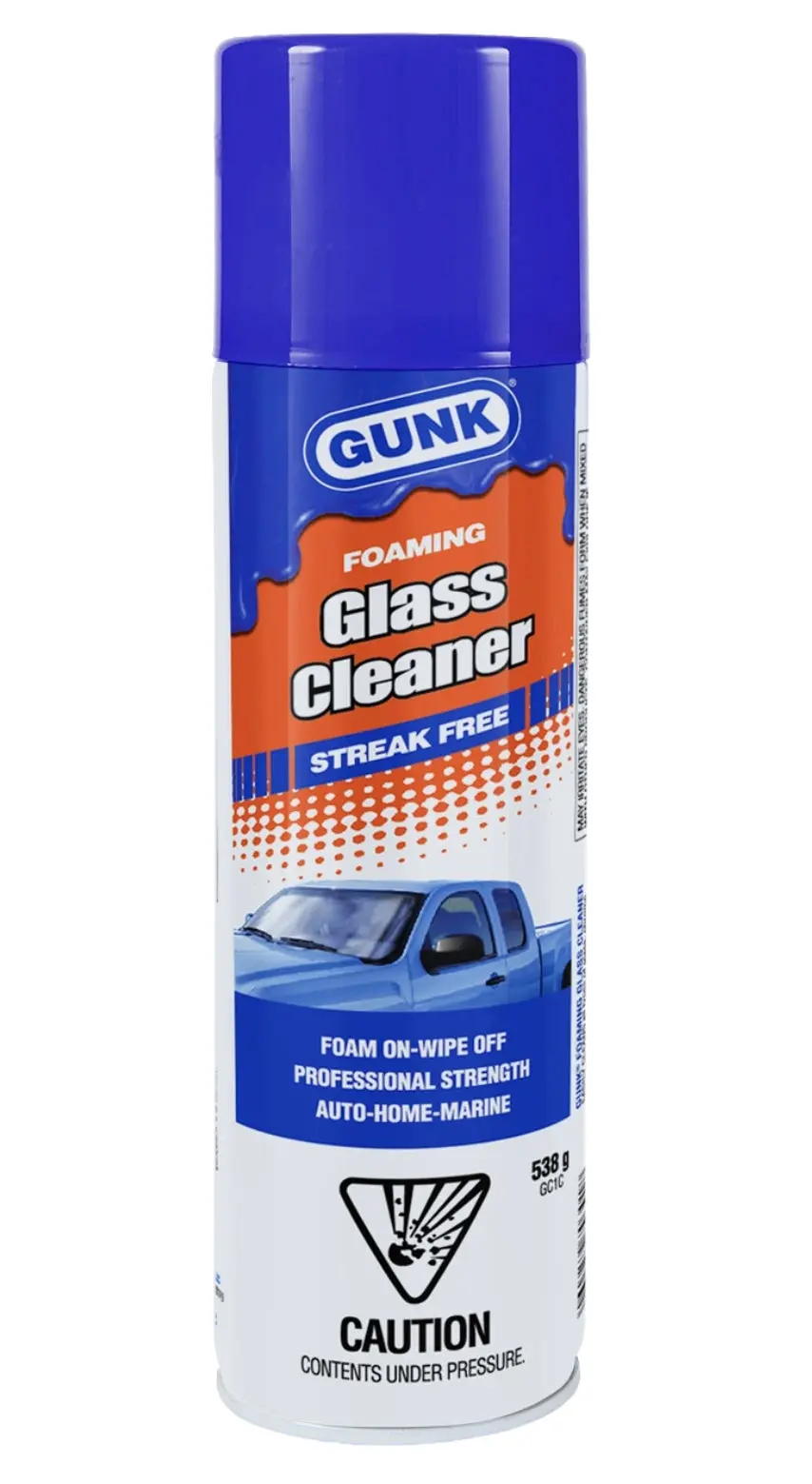 Gunk Foam Glass Cleaner 538G (Gc1c) (12) (90) 1
