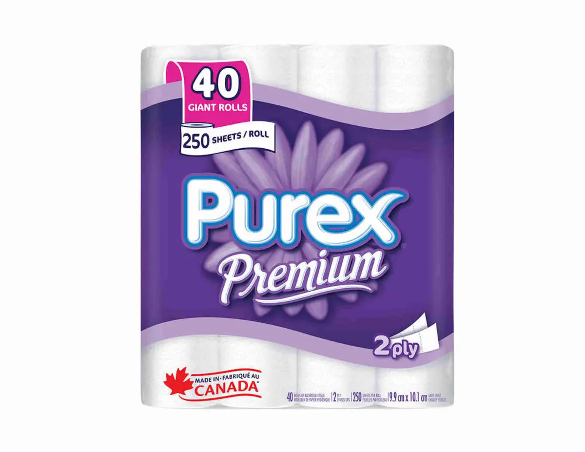 Ppr Purex Preminum 2 Ply 250 Sheets / Roll (40) 1