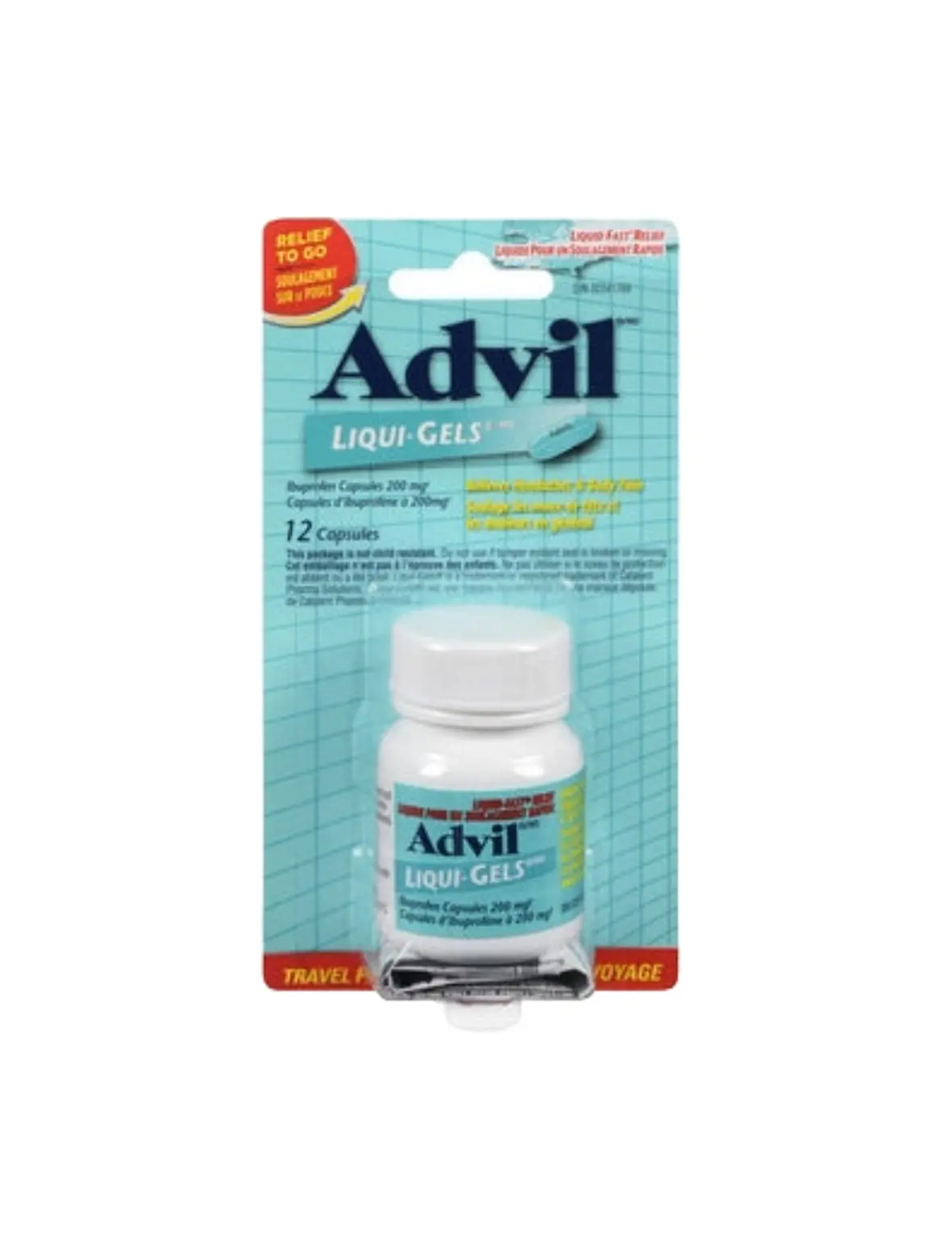 Hyg Advil Liqui-Gels Ibuproven 200Mg 12Ct 1