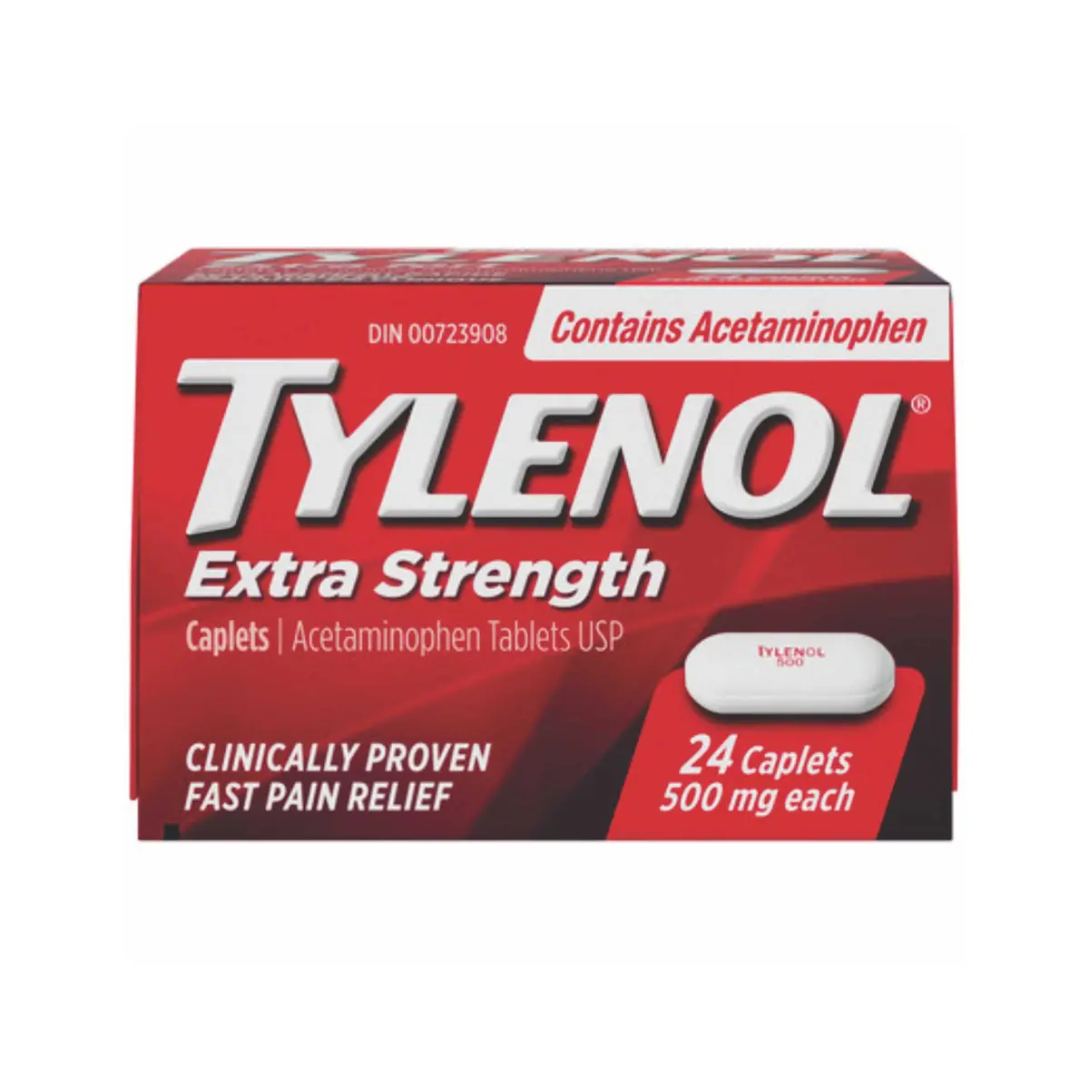 Hyg Tylenol Extra Strength Caplets Acetaminophrn Usp 500Mmmg 24Ct 1