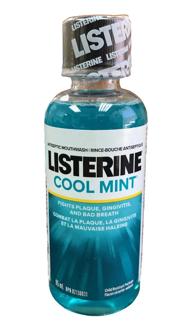 Hyg Listerine Cool Mint Antiseptic Mouthwash 95Ml 1