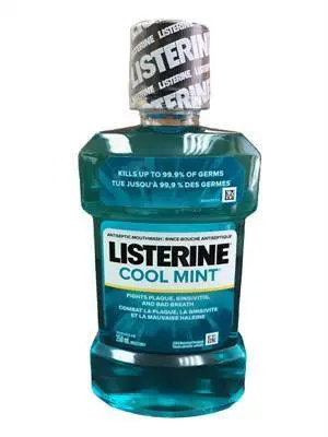 Hyg Listerine Cool Mint Antiseptic Mouthwash 250Ml 1