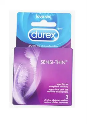 Hyg Durex Sensi-Thin Condoms 3Ct 1
