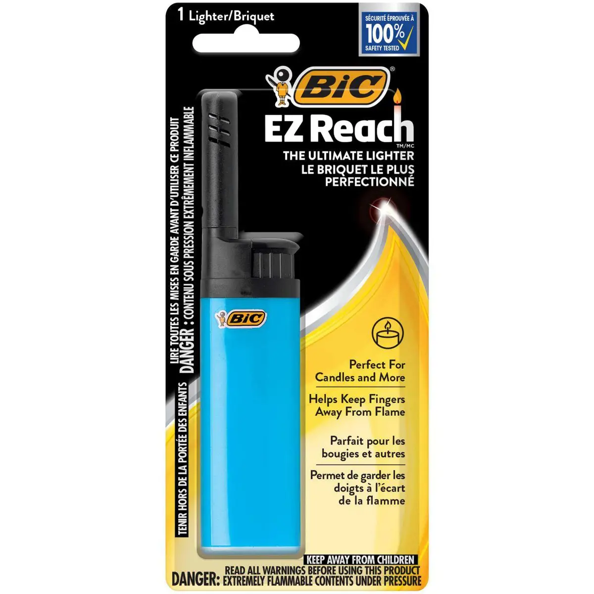 Bic Ltr Ez Reach 1 Lighter Carded Asst Color 1