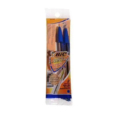 Sty Bic Cristal Pen Blue 2 Pack 1