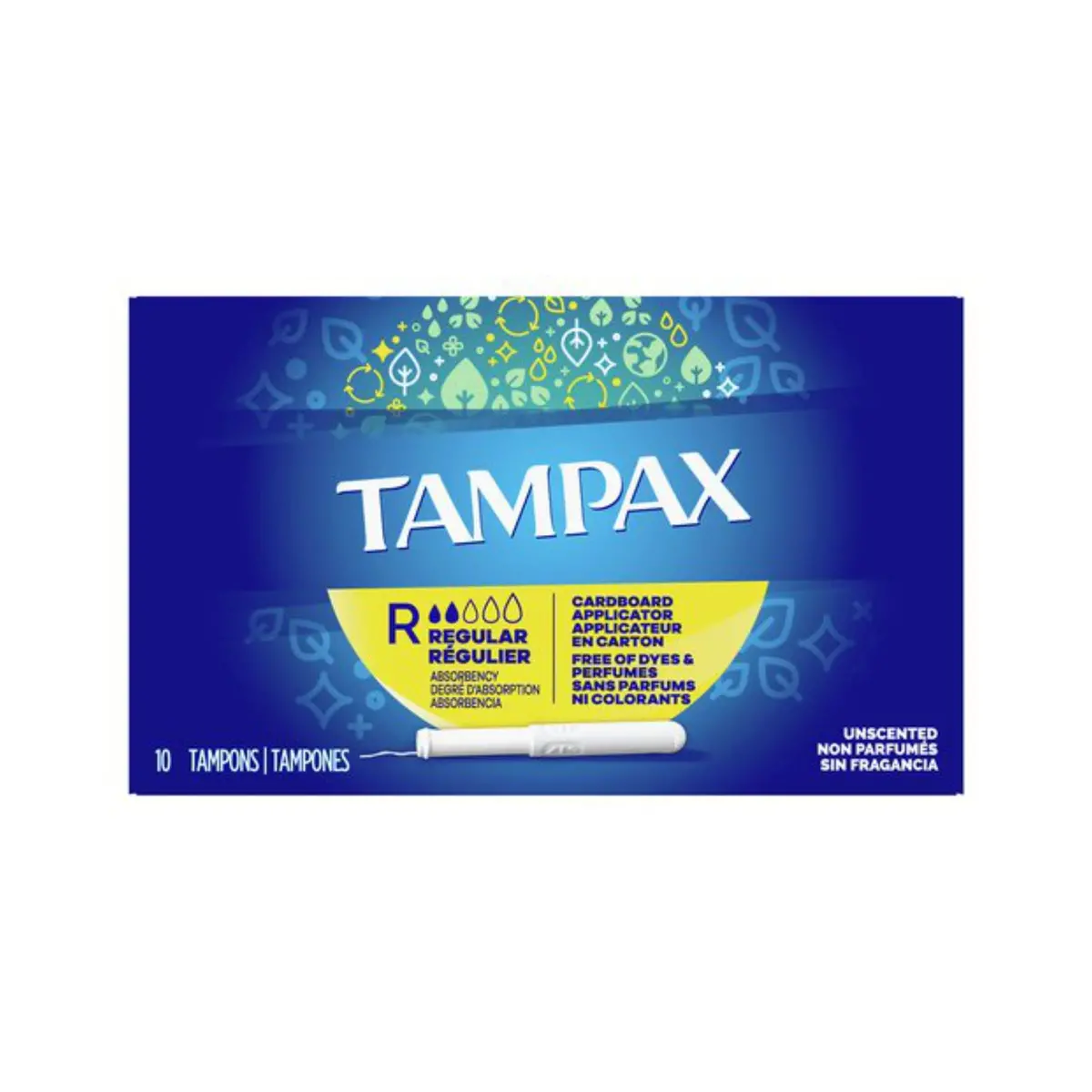 Hyg Tampax Regular Tampons Unscented 10Ct (48)- New 1