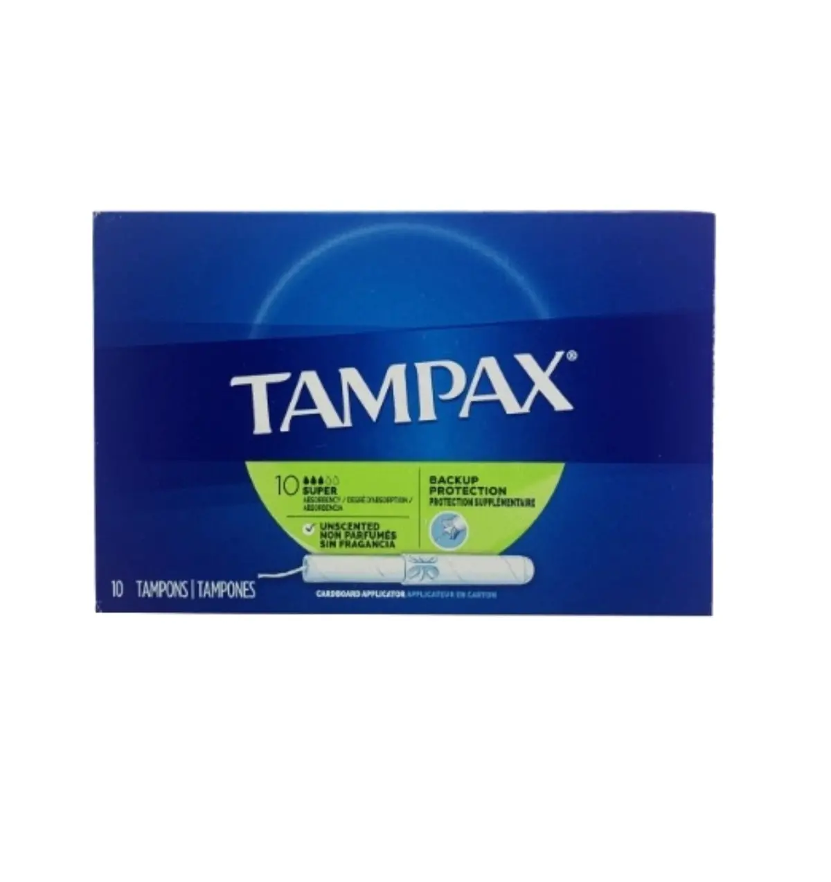 Hyg Tampax Super Tampons Unscented 10Ct (48) 1