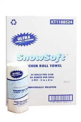 Ppr-Ind Snow Soft Kitch.Twl 85 Sht/Rll (24/Cs) (32/Sk) 1