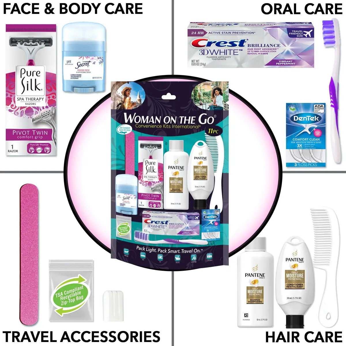Hyg Kit Women On The Go 11Pc 1