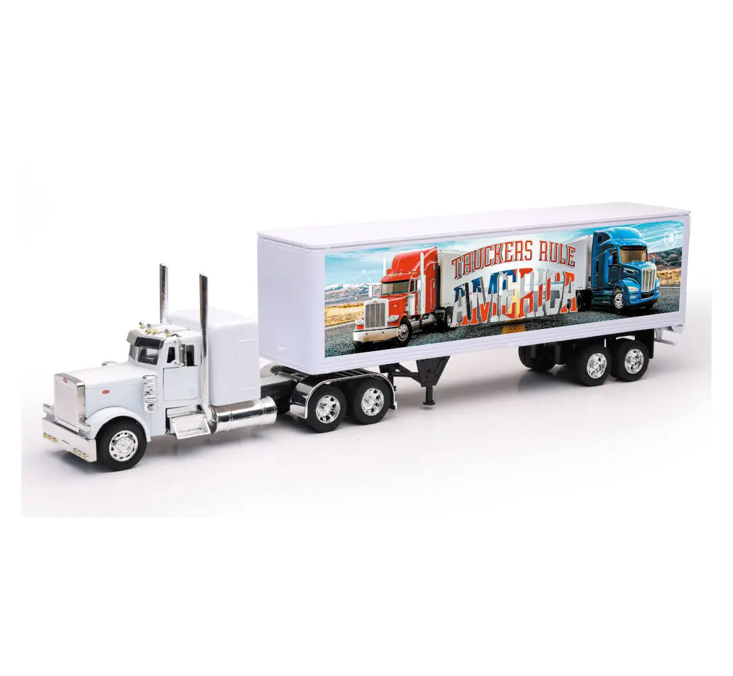 Toy (Ss-12393) Peterbilt Custom 379 W/Dry Van Trailer 1