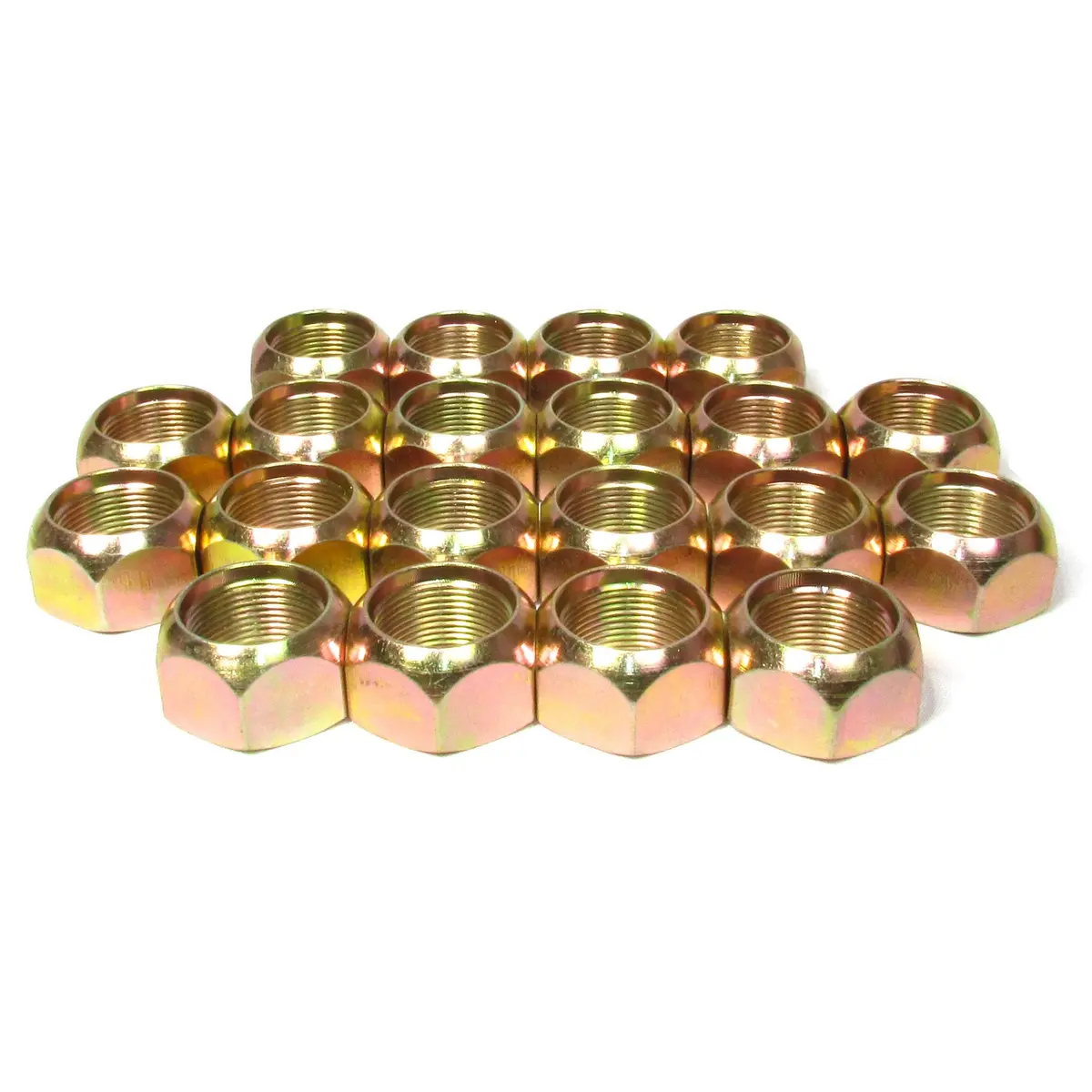 Fortpro 1-1/8"-16 Thd - 1 1/2" Hex Wheel Nuts Replaces E5977l/E5977r - 20 Pack 1