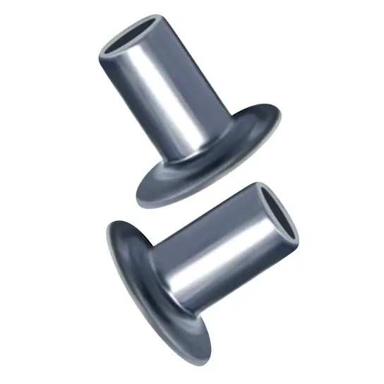 Fortpro Brass Semi-Tubular Brake Lining Rivets 10-10, 1/2" Round Head, 1/4" Body Dia, 5/8" Length - 3500 Pack | F224969 1