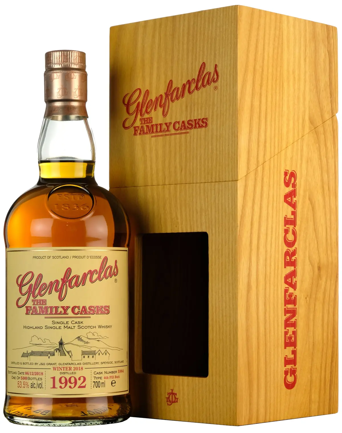 Glenfarclas 1992-2018 | 26 Year Old The Family Cask 5984 1