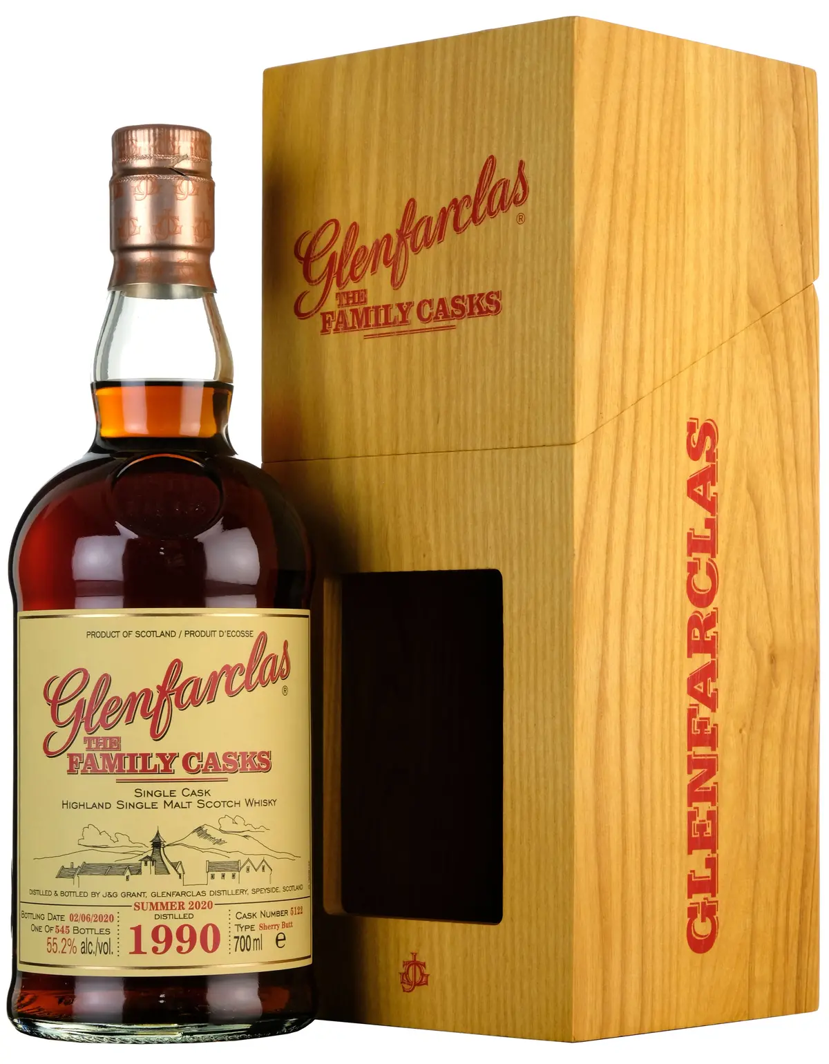 Glenfarclas 1990-2020 | 30 Year Old The Family Cask 5122 1