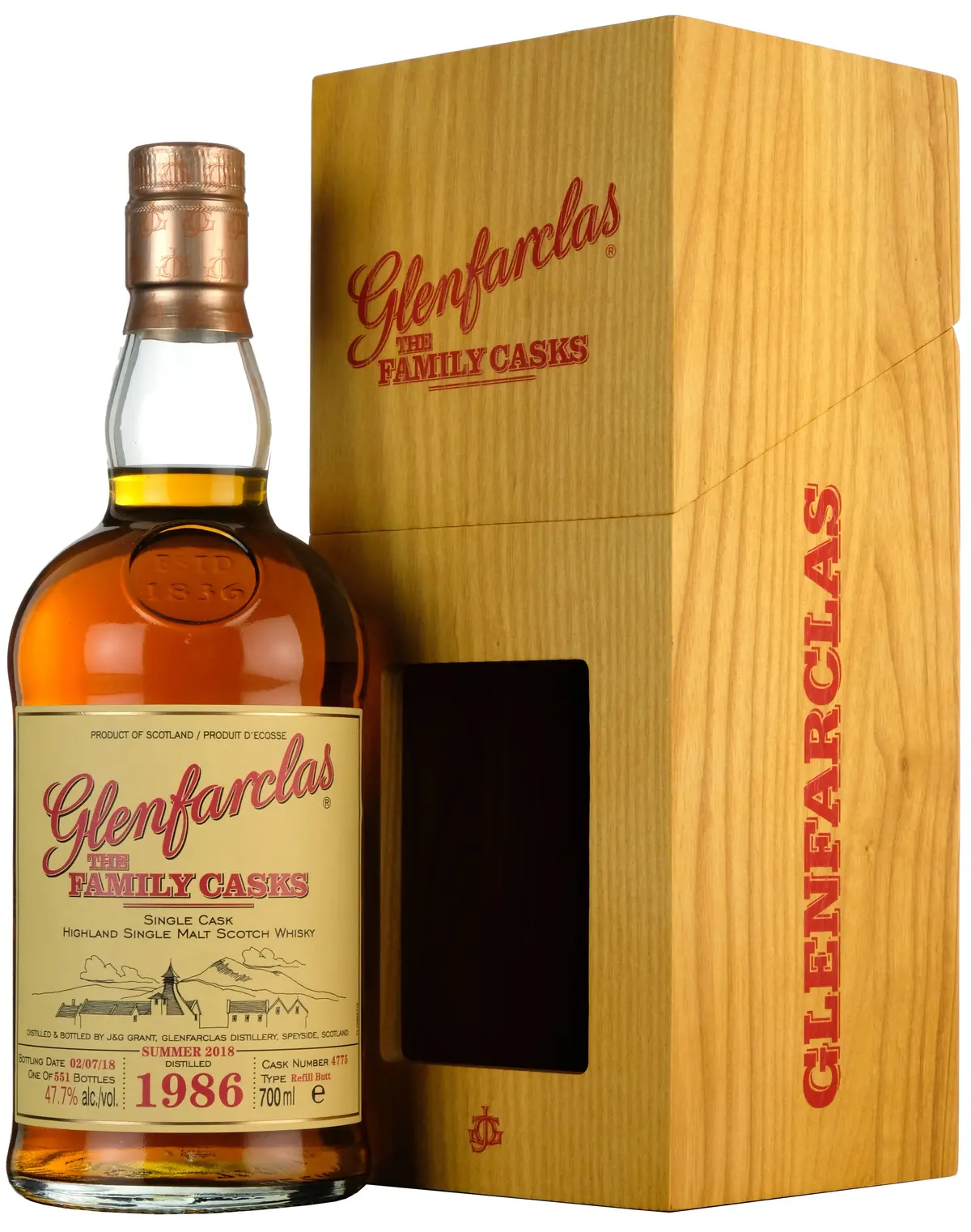 Glenfarclas 1986-2018 | 31 Year Old The Family Cask 4775 1