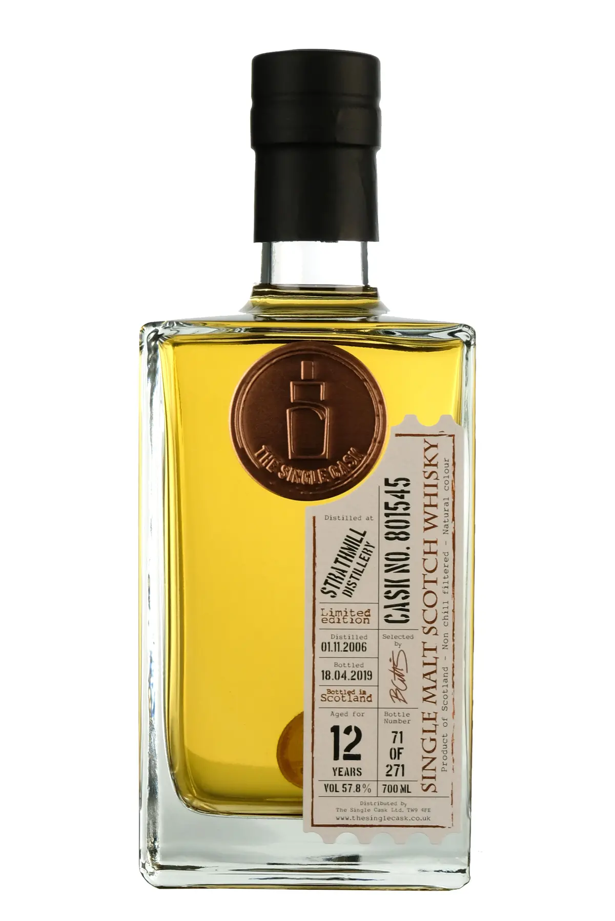 Strathmill 2006-2019 | 12 Year Old The Single Cask | Cask 801545 1