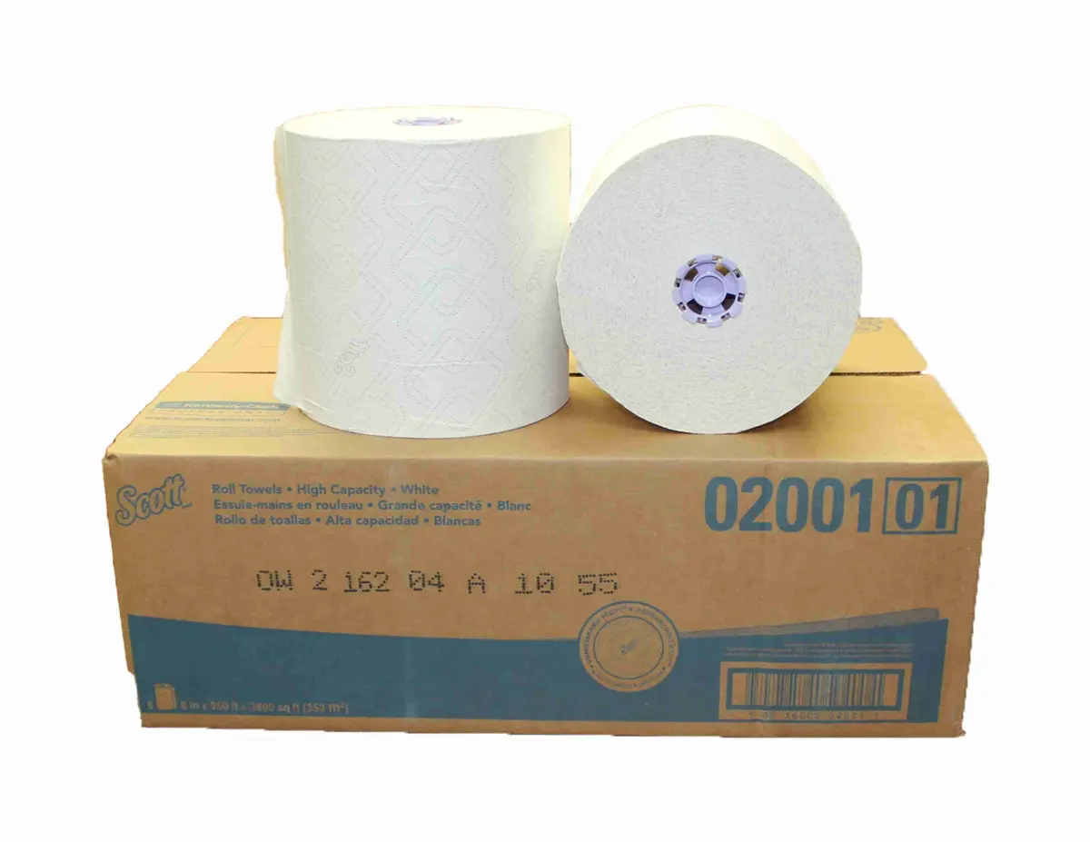 Ppr Scott Roll Towel White 8X900' 6/Cs (02001) 1