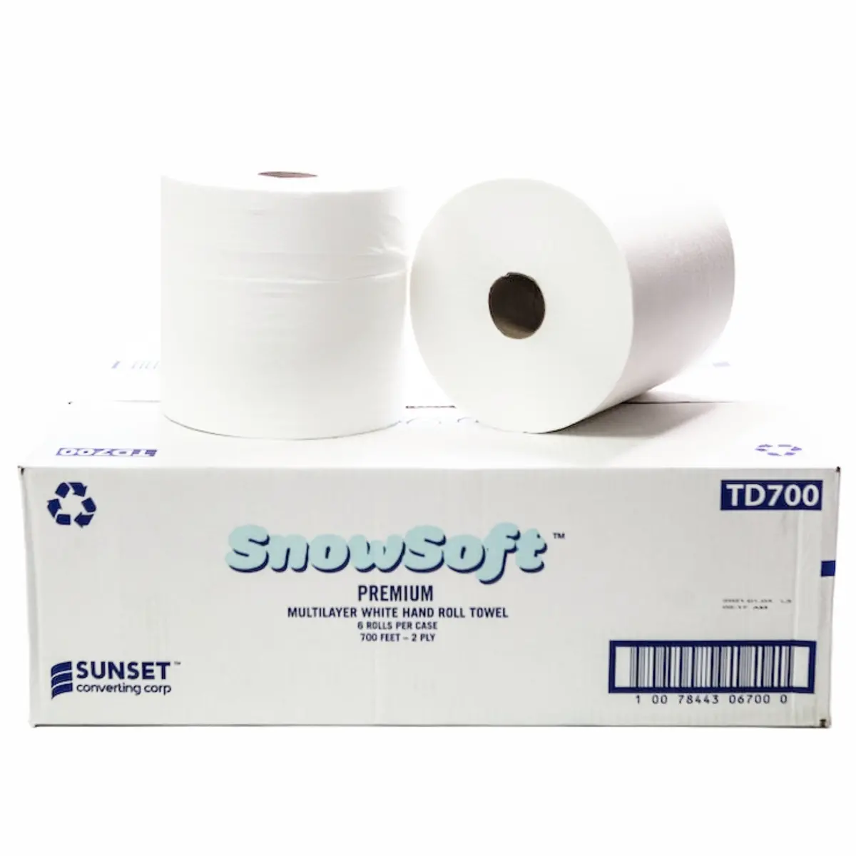 Ppr-Td700 Snow Soft P/T 7.65X700' White 6/Cs (60Cs/Skid) 1