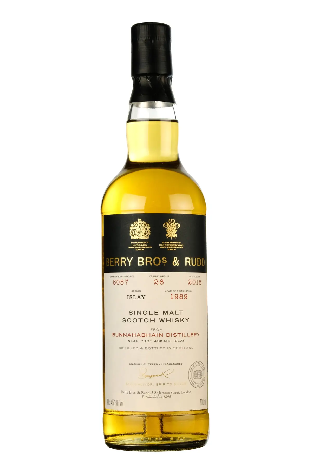 Bunnahabhain 1989-2018 | 28 Year Old Berry Bros Single Cask 6087 1