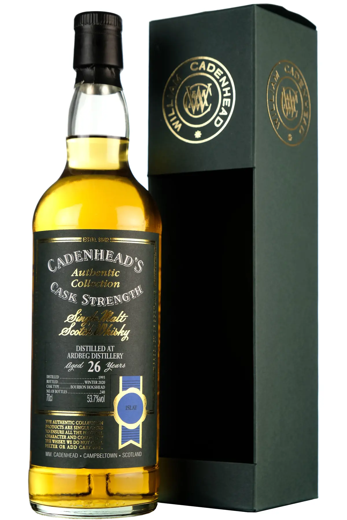 Ardbeg 1993-2020 | 26 Year Old | Cadenhead's Authentic Collection 1